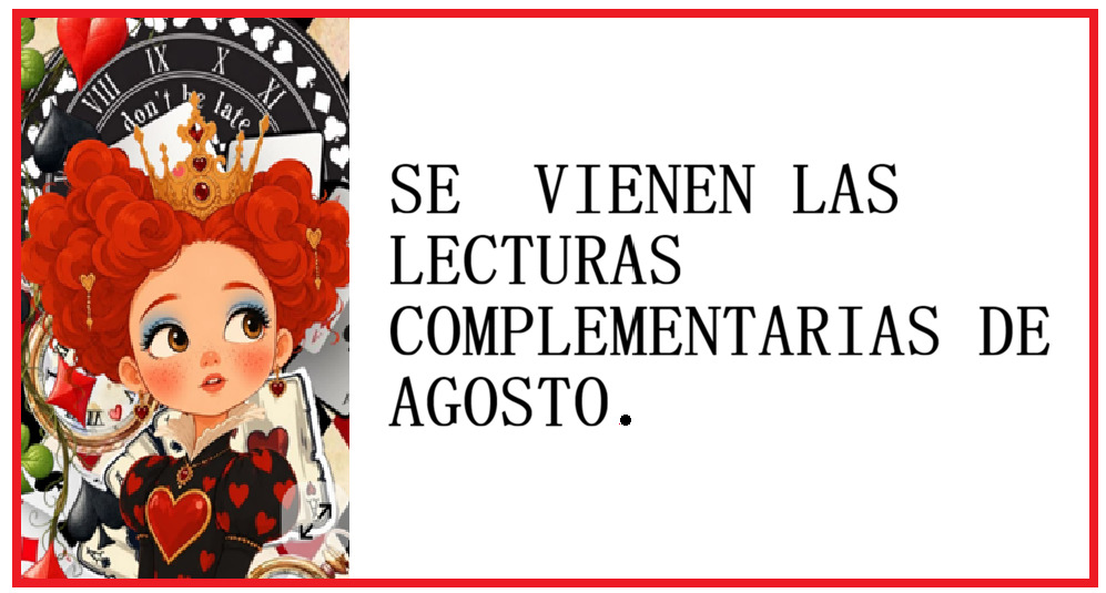 Lecturas del mes de agosto